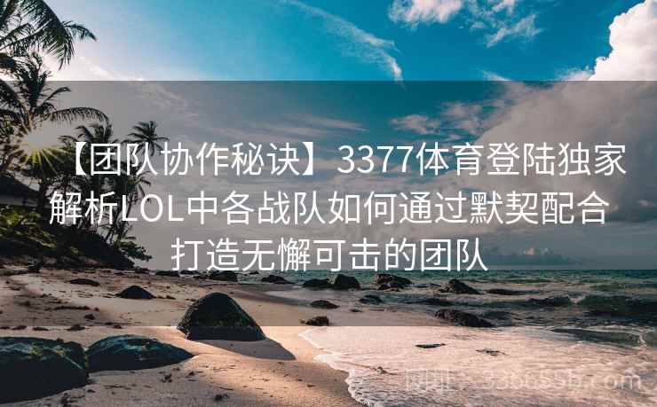 【团队协作秘诀】3377体育登陆独家解析LOL中各战队如何通过默契配合打造无懈可击的团队